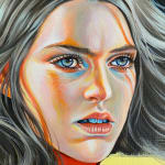 Martine Johanna, The Veil (drawing), 2021