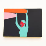 Mario Wagner colorful painting of figure