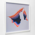 1010 abstract painting orange and purple