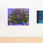 Dennis Brown's install photos of a gallery wall