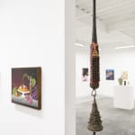 Installation view of Lucien Shapiro's 'Burgundy Bronze Bell'