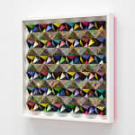 Sean Newport abstract colorful wall sculpture
