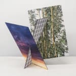 Dan Swindel abstract sculpture with plaid