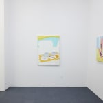 Photograph of Michael McGregor's paintings installed at the New York gallery space