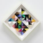 Sean Newport abstract colorful wall sculpture