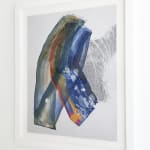 Heather Day abstract painting framed