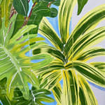 Natalia Juncadella painting of tropical plants detail