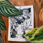 Anna Valdez - colorful oil painting with plants