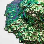 Dan Lam green blob sculpture detail