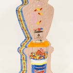 Sarah Allwine's sculpture of a bubblegum dispenser