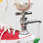 detail image of baseball