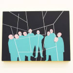 Mario Wagner colorful painting of figures