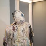 Brett Amory large scale installation featuring two figures detail