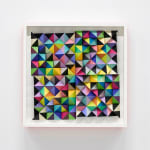 Sean Newport abstract colorful wall sculpture