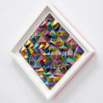 Sean Newport abstract colorful wall sculpture