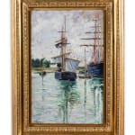 Paul Signac, Port-En-Bessin, 1884, huile sur toile