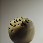 Lucio Fontana, Concetto Spaziale, circa 1964-1966, terre cuite emaillée