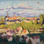EMILE OTHON FRIESZ, Vue De Falaise, Normandie, 1905, Huile sur toile d'origine