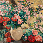 LOUIS VALTAT: Pivoines dans un Vase Jaune, circa 1927