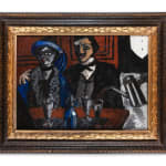 AUGUSTE CHABAUD, Au Cabaret , Circa 1907, Huile sur carton