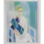 ROBERT DELAUNAY: Portrait De Madame Jacques Heim, circa 1926-1927