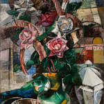 Auguste Herbin, Les roses, 1912, huile sur toile