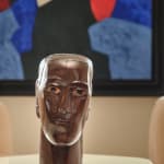 Ossip Zadkine "Tête d'homme", 1928 - Sculpture en bois de ceylan