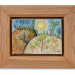 VICTOR BRAUNER: Paysage, 1953, huile sur toile