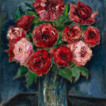 KEES VAN DONGEN: Bouquet De Fleurs, circa 1950, huile sur toile