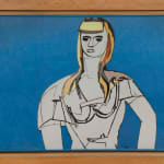 JEAN HÉLION: Portrait de Pegeen Vail Guggenheim , 1944, huile sur toile