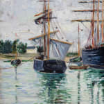 Paul Signac, Port-En-Bessin, 1884, huile sur toile
