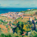 ALBERT MARQUET, Vue d'Alger, circa 1941-1942, Huile sur papier marouflé sur carton