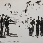 PABLO PICASSO, Pichet aux Arums, (A.R.189), 1953