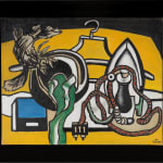 FERNAND LÉGER: Le Chapeau Vert Et Le Fer À Repasser, 1950, huile sur toile