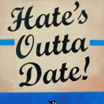 Harland Miller, Hate's Outta Date (Blue), 2022