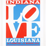 Robert Indiana, LOVE Louisiana, 1972