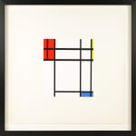 Mondrian print