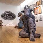Sophie Ryder, Ladyhare with Child, 2013