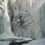 Sougwen Chung, Body Machine (Meridians) - Glacier Biome Series, 2025