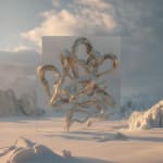 Sougwen Chung, Body Machine (Meridians) - Glacier Biome Series, 2025