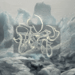 Sougwen Chung, Body Machine (Meridians) - Glacial Biome Series, 2025