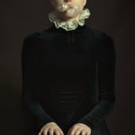 Romina Ressia, Portrait of Woman with Dog after Veronese, 2021
