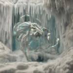Sougwen Chung, Body Machine (Meridians) - Glacial Biome Series, 2025