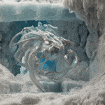 Sougwen Chung, Body Machine (Meridians) - Glacial Biome Series, 2025