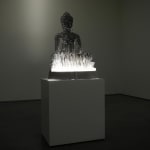 Julian Voss-Andreae, Wächterin lebensgroß Female Sentinel, 2021