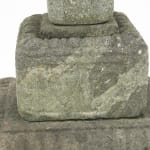 Square middle base on Japanese sculpture.