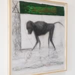 William T. Wiley, Monkey after Seurat Who Love Zoo, 1994