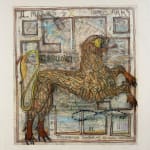 William T. Wiley, Monkey after Seurat Who Love Zoo, 1994