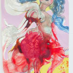 Rina Banerjee, Runaway in rope, liberty protested mirrored in records of menials, natives, and female messages. Massages to the law...