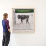 William T. Wiley, Monkey after Seurat Who Love Zoo, 1994